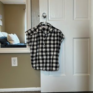 Loft Petite Black and White Top…Worn Once